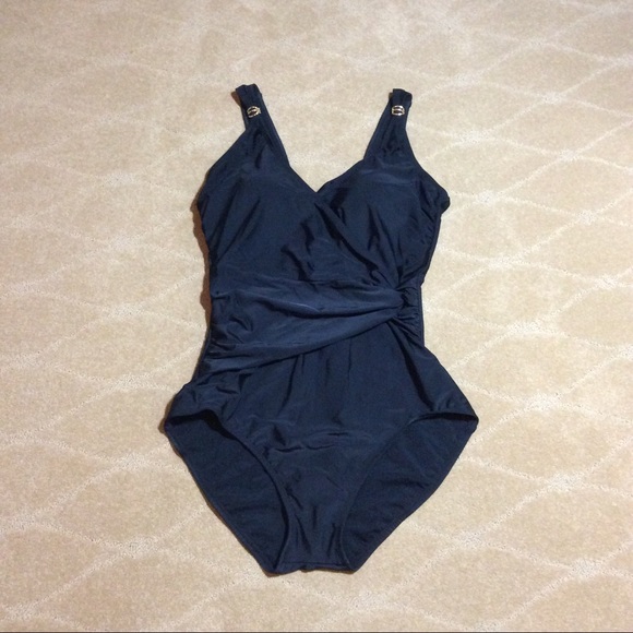 Swimsuits For All Faux-Wrap Swimsuit, 14 - Picture 2 of 5
